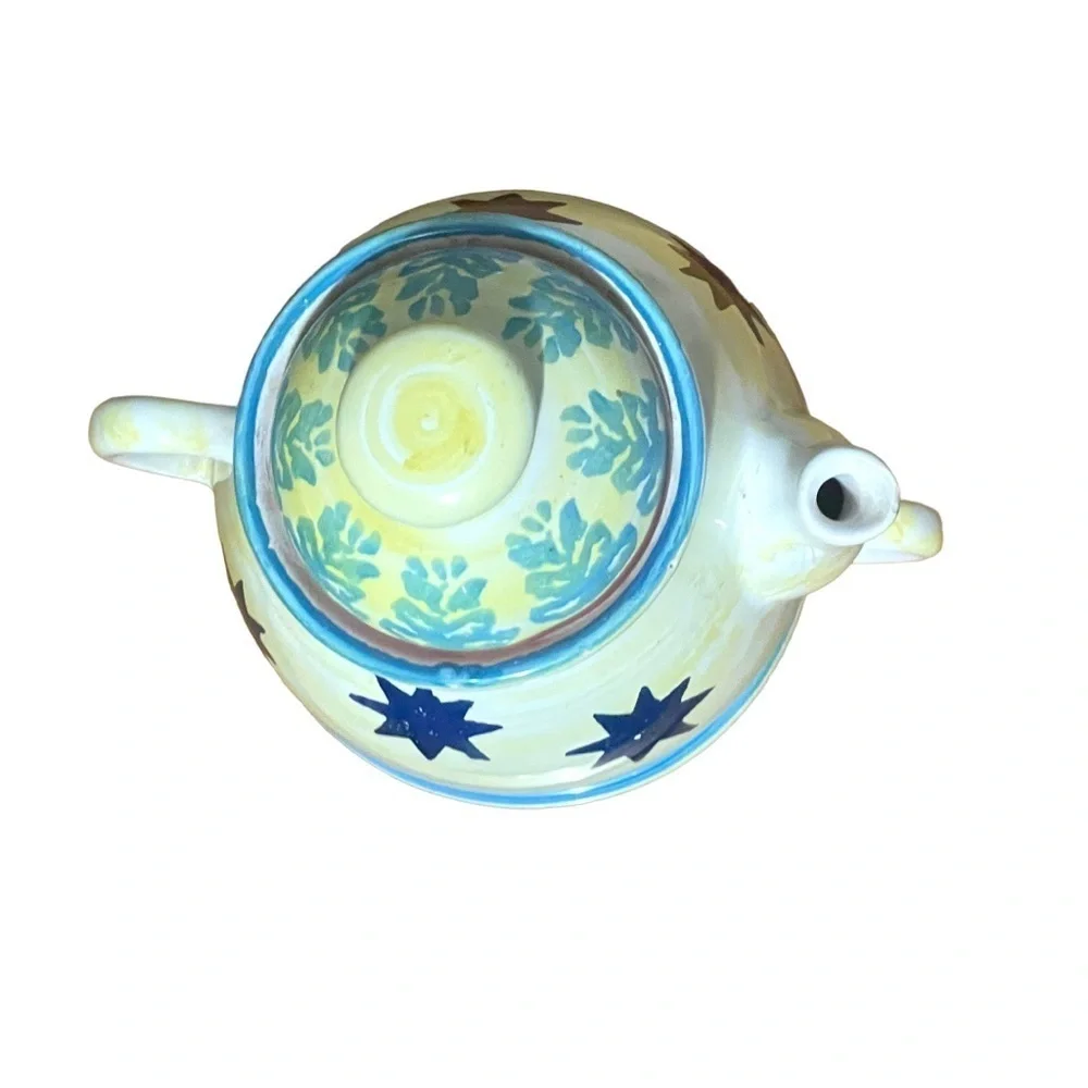 Smith & Hawken Personal Teapot Hand Painted